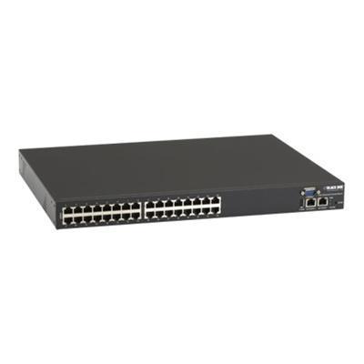 Black Box LES1232A Advanced - Console server - 32 ports - 10Mb LAN 100Mb LAN RS-232 PPP - 1U Black Box LES1232A Advanced - Console server - 32 ports - 10Mb LAN 100Mb LAN RS-232 PPP - 1U