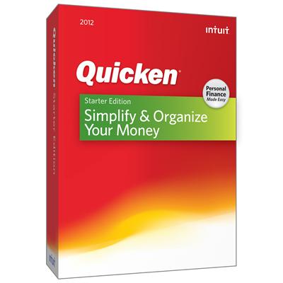 Quicken Starter Edition 2012 - Complete package - 1 user - CD - Win