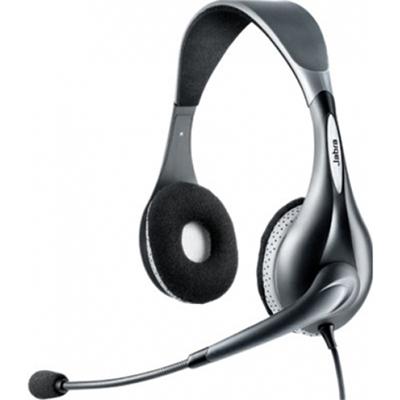 Jabra 1599 829 209 UC Voice 150 Duo Headset on ear gray
