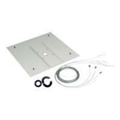 PP-FCMA-QL - Mounting kit ( ceiling plate escutcheon ring ) for projector - white (Open Box Product Limited Availability No Back Orders)