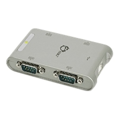SIIG JU SC0111 S1 JU SC0111 S1 Serial adapter USB RS 232 x 4 silver