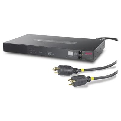 Automatic Transfer Switch - Redundant switch ( rack-mountable ) - AC 120 V - Ethernet 10/100 RS-232 - 10 output connector(s) - 1U (Open Box Product Limited Av