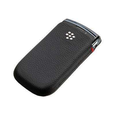BlackBerry Leather Pocket - Case for cellular phone - leather - black - for Torch 9800  9810