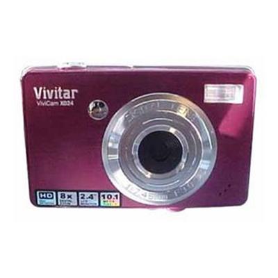 ViviCam X024 10.1MP Digital Camera - Burgundy