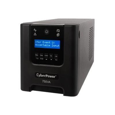 Cyberpower PR750LCD Smart App Sinewave PR750LCD UPS AC 120 V 525 Watt 750 VA 17 Ah RS 232 USB output connectors 6