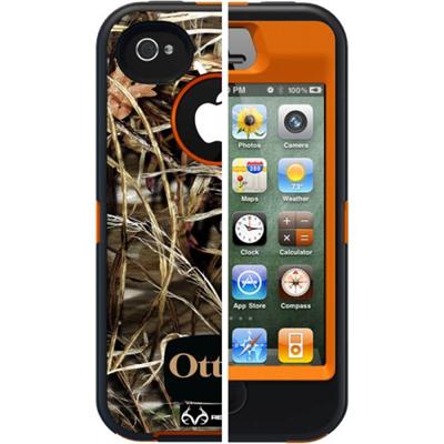 iPhone 4 / 4S Defender Series with Realtree Camo - Max 4HD BLAZED