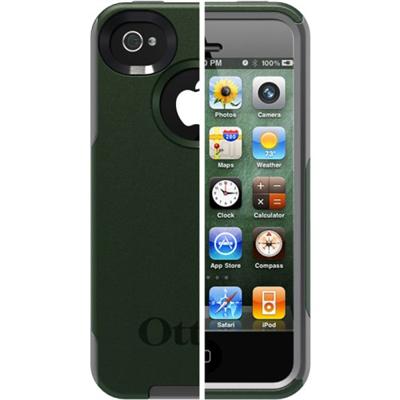 Iphone 4s Commuter Series Case - Envy Green Pc / Gunmetal Grey Slip Cover