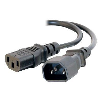 Cables To Go 29966 Computer Power Cord Extension Power extension cable IEC 60320 C13 to IEC 60320 C14 AC 250 V 3 ft molded black