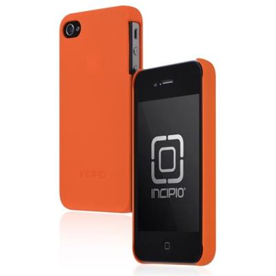 iPhone 4 4S feather Ultralight Hard Shell Case - Safety Orange