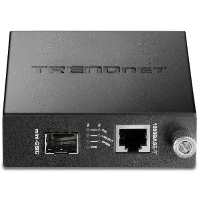 TRENDnet TFC 1000MGA TFC 1000MGA Fiber media converter Ethernet Fast Ethernet Gigabit Ethernet 10Base T 100Base TX 1000Base T RJ 45 SFP mini GBIC