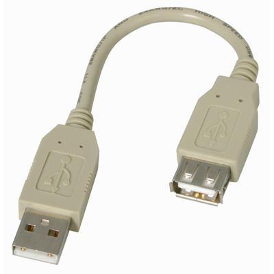 StarTech.com USBEXTAA6IN 6in USB 2.0 Extension Adapter Cable A to A M F 6 inch USB A to A Extension Cable 6in USB 2.0 Extension cord