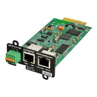 Eaton Corporation NETWORK MS Network Card MS Remote management adapter 100Mb LAN RS 232 for PW9135G6000 XL3U 5PX 1000 1500 2200 3000 3000 3U Rack T