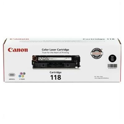 Canon 2662B004AA Cartridge 118 Value Pack 2 pack black original toner cartridge for Color imageCLASS MF726 MF729 MF8380 MF8580 ImageCLASS LBP7660