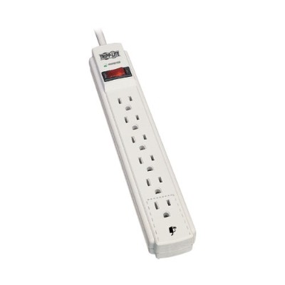 TrippLite TLP615 Surge Protector Power Strip 6 Outlet 15 Cord 790 Joules Surge protector 15 A AC 120 V 1.875 kW output connectors 6 gray