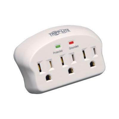 TrippLite SK3 0 Surge Protector Wallmount Direct Plug In 3 Outlet 660 Joules Surge protector 15 A AC 120 V 1875 Watt output connectors 3 gray