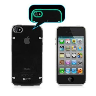 Glow-in-the-Dark Smoke Translucent Case for iPhone 4S/4