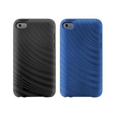 Belkin F8w012ebc00-2 Essential 023 - Case For Player - Silicone  Thermoplastic Polyurethane - Blacktop  Civic Blue ( Pack Of 2 ) - For Apple Ipod Touch (4g)