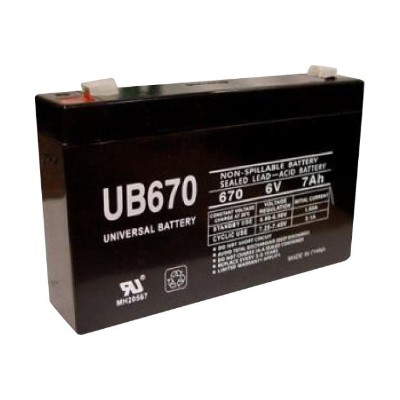 eReplacements UB670 ER Premium Power Products UB670 UPS battery 1 x lead acid 7 Ah for APC PowerStack 250VA 450VA