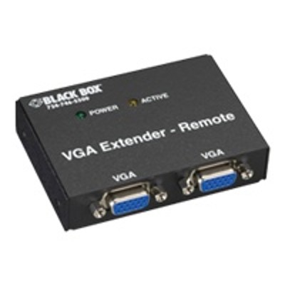 Black Box AC555A REM R2 VGA Receiver Video extender 2 ports up to 500 ft for P N AC555A 4 R2 AC555A R2 AC556A R2 AC640A EYN556MS 0010