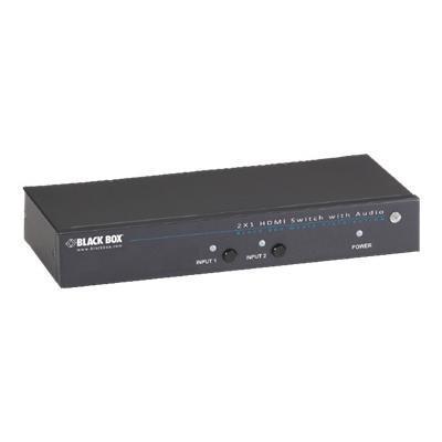 Black Box AVSW HDMI2X1 2x1 HDMI Switch Video switch 2 x HDMI desktop for P N EVHDMI04 SS 003M EVHDMI06 001M