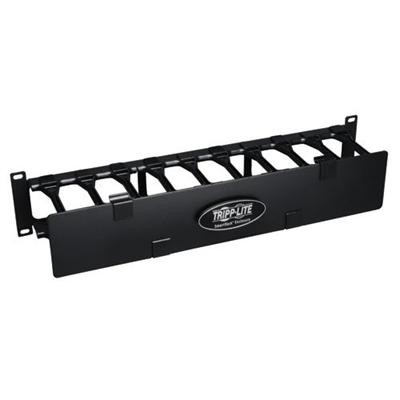 TrippLite SRCABLEDUCT2UHD Rack Enclosure High Capacity Horizontal Cable Manager Finger Duct 2URM