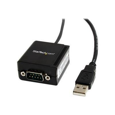 StarTech.com ICUSB2321FIS 1 Port FTDI USB to Serial RS232 Adapter Cable with Optical Isolation Serial adapter USB RS 232 black