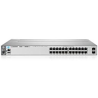 Hewlett Packard Enterprise J9575A ABA Aruba 3800 24G 2SFP Switch L4 managed 24 x 10 100 1000 2 x 10 Gigabit Ethernet 1 Gigabit Ethernet SFP rack