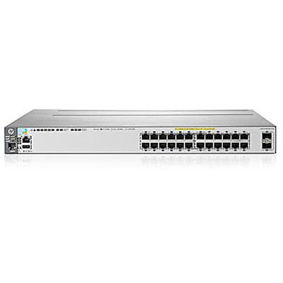Hewlett Packard Enterprise J9573A ABA Aruba 3800 24G PoE 2SFP Switch L4 managed 24 x 10 100 1000 PoE 2 x 10 Gigabit Ethernet 1 Gigabit Ethernet