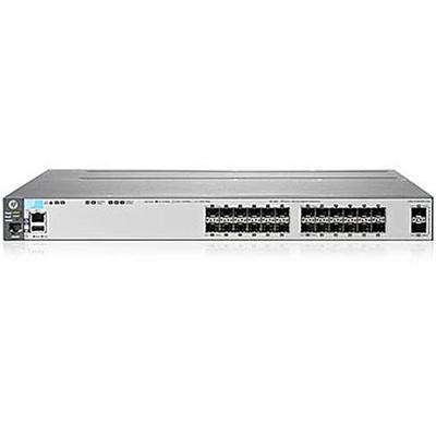 Hewlett Packard Enterprise J9584A ABA Aruba 3800 24SFP 2SFP Switch L4 managed 24 x Gigabit SFP 2 x 10 Gigabit Ethernet 1 Gigabit Ethernet SFP ra