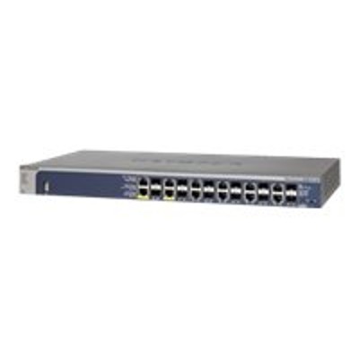 NetGear GSM7212F 100NES ProSafe GSM7212F Switch L2 managed 12 x combo Gigabit SFP 4 x 10 100 1000 desktop rack mountable PoE