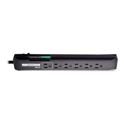 Minute man MMS664S Minuteman Slimline Series MMS664S Surge protector AC 120 V 1.8 kW output connectors 6