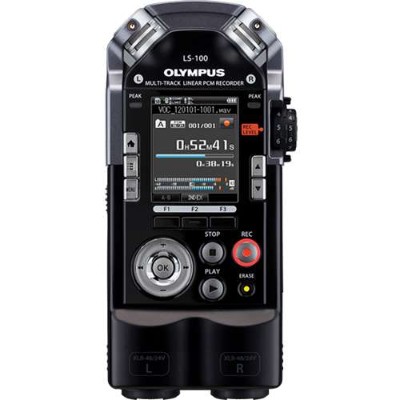 Olympus V409121BU000 LS-100 - Voice recorder - 4 GB - display: 2 in - black Olympus V409121BU000 LS-100 - Voice recorder - 4 GB - display: 2 in - black