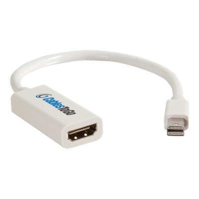 Mac-Compatible Mini DisplayPort 1.1 to HDMI Adapter Cable with Audio - video / audio adapter - DisplayPort / HDMI