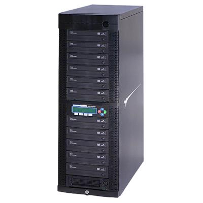 Kanguru Solutions NET DVDDUPE SHD Network DVD Duplicator 11 Target 24x with Internal Hard Drive Disk duplicator DVD±RW ±R DL x 11 max drives 11 USB 2