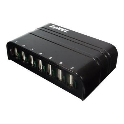 ZyXEL USH407 - Hub - 7 x Hi-Speed USB - desktop