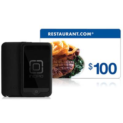 Silicone Skin for iPod touch 2G Black With Free $100 Restaurant.com Gift Card