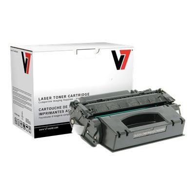 V7 THK27553JPX Ultra High Yield black remanufactured toner cartridge equivalent to HP 53X for HP LaserJet M2727nf M2727nfs P2014 P2014n P2015 P2