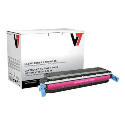 V7 THM29733A Magenta remanufactured toner cartridge equivalent to HP C9733A for HP Color LaserJet 5500 5550