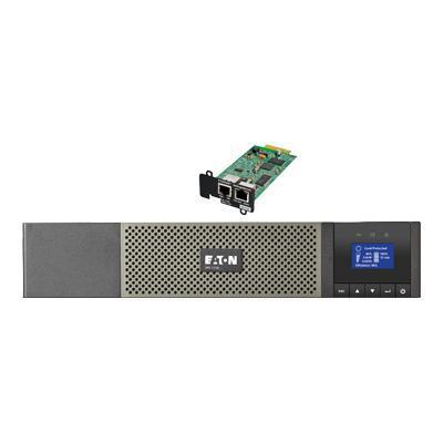 Eaton Corporation 5PX2200RTN 5PX 2200 Virtualization ready UPS bundle UPS AC 100 120 127 V 1.92 kW 1950 VA Ethernet 10 100 RS 232 USB output conne