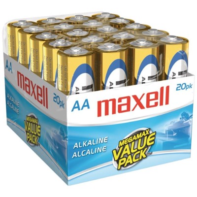 Maxell 723453 LR620MP AA Cell 20 Pack Brick