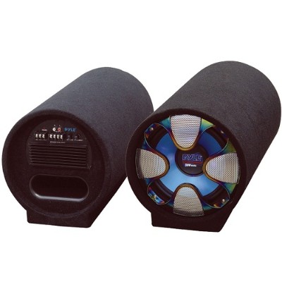 Pyle PLTAB10 10'' 500 Watt Amplified Subwoofer Tube Pyle PLTAB10 10'' 500 Watt Amplified Subwoofer Tube