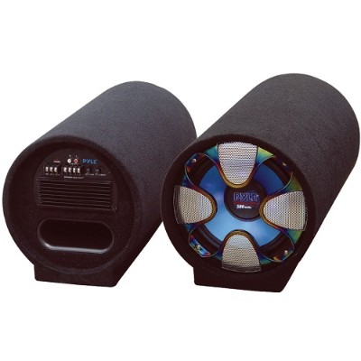 Pyle PLTAB12 12'' 800 Watt Amplified Subwoofer Tube Pyle PLTAB12 12'' 800 Watt Amplified Subwoofer Tube