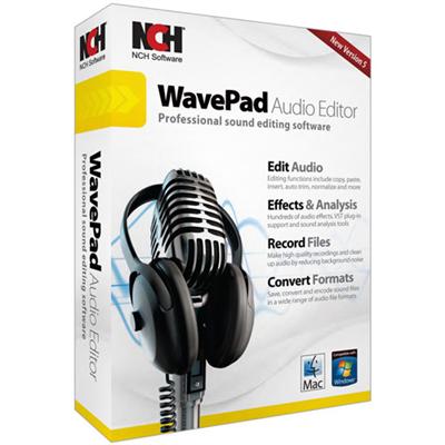 NCH Software RET-WP005 WavePad 5 Audio Editor NCH Software RET-WP005 WavePad 5 Audio Editor