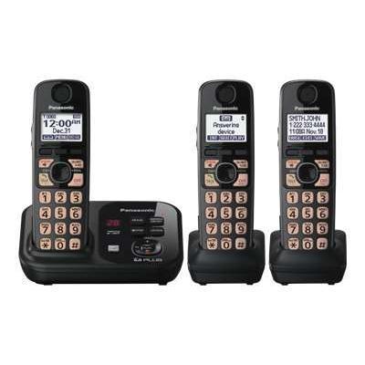 KX TG4733B - cordless phone - answering system with caller ID/call waiting + 2