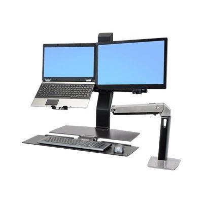 WorkFit-A LCD & Laptop with Worksurface+ - stand