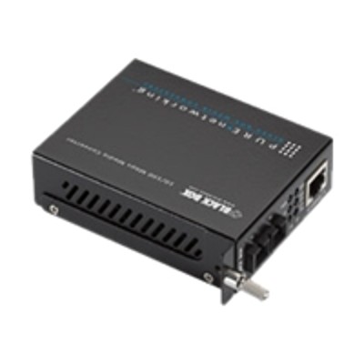 Black Box LHC201A Pure Networking 10BASE T 100BASE TX Media Converter Fiber media converter Ethernet Fast Ethernet 10Base T 100Base FX 100Base TX RJ
