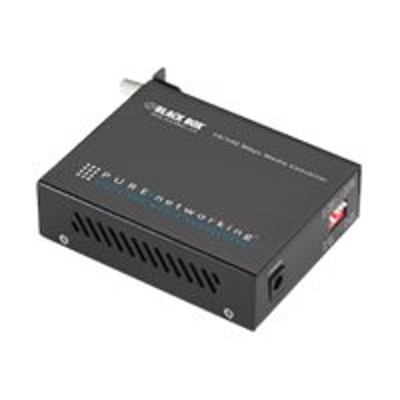 Black Box LHC201A UK Pure Networking 10BASE T 100BASE TX Media Converter Fiber media converter Ethernet Fast Ethernet 10Base T 100Base FX 100Base TX
