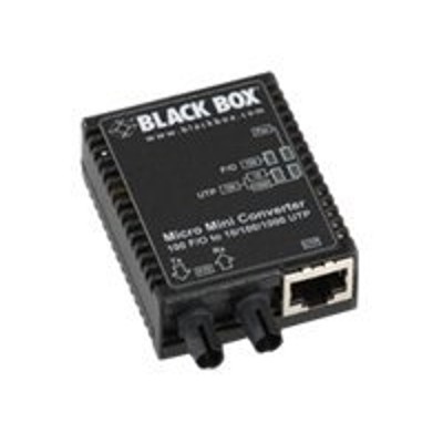 Black Box LMC401A Micro Mini Media Converter Fiber media converter Ethernet Fast Ethernet Gigabit Ethernet 10Base T 100Base FX 100Base TX 1000Base T