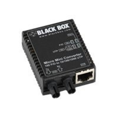 Black Box LMC401AE Micro Mini Media Converter Fiber media converter Ethernet Fast Ethernet Gigabit Ethernet 10Base T 100Base FX 100Base TX 1000Base T