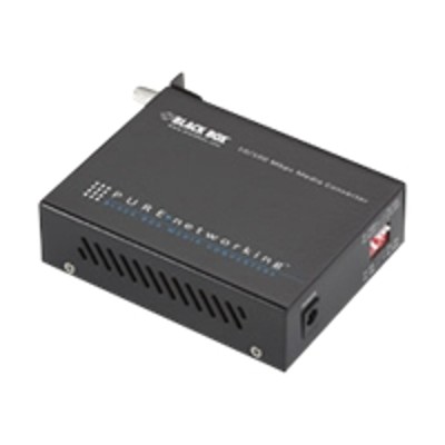 Black Box LHC202A Pure Networking 10BASE T 100BASE TX Media Converter Fiber media converter Ethernet Fast Ethernet 10Base T 100Base FX 100Base TX RJ
